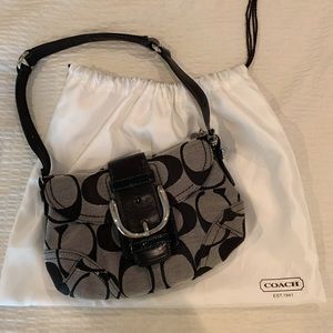 Black Coach Shoulder Bag